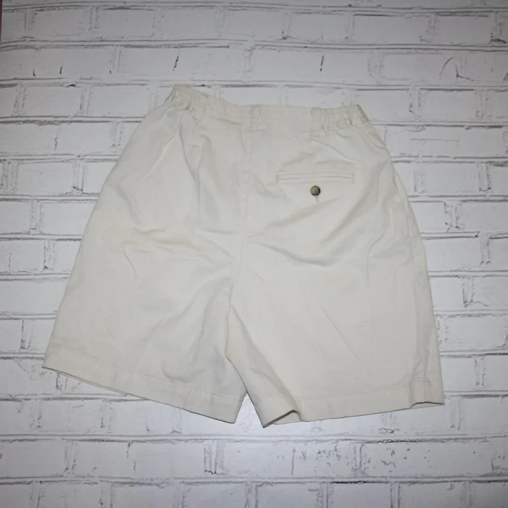 🤍🌾 Cream High-Waisted Shorts · St. John’s Bay · Size 4 🌾🤍